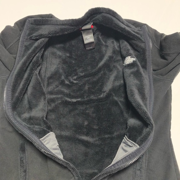 Northface plush black med fleece jacket - Picture 4 of 7